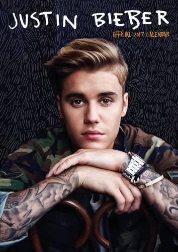 Justin Bieber Official 2017 Calendar - A3 Wall Calendar 2017