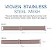 Apple Watch Band,Teslasz? 38mm Mesh Replacement Strap Stainless Steel Milanese Loop Strap Magnetic Buckle Wrist Band for Apple iWatch All Models,Rose Gold