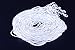 Snake Chain Necklace White Brightening 24pcs 925 Silver Plated 1.2mm DIY Shining Link with Lobster Clasps for Jewelry Making (20 inch, Shining White Brightening)