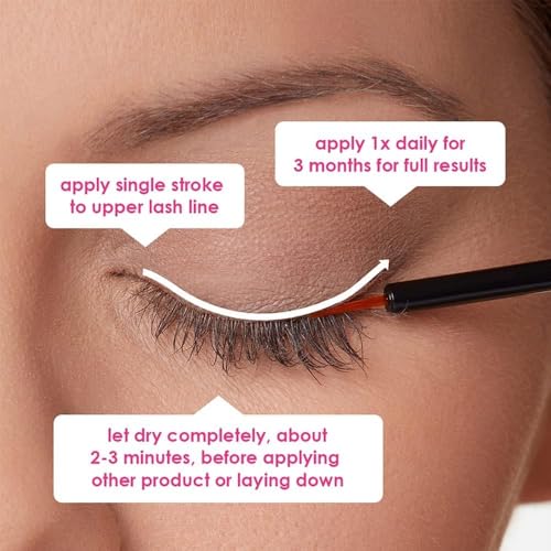 Generico Cosmetics Lash Enhancing Siero per la crescita delle ciglia per lunghezza e volume, 4 ml