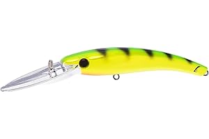 Bill Lewis Fishing Lipless Lifelike Trolling Precise Walleye Crankbait Lite with Two Large Mustad Triple Grips