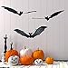 NorNovelties Bat Decorations & Wall Decor - Set Of 3 Hanging Bats For Halloween Party Decorations