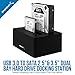 Sabrent USB 3.0 to SATA Dual Bay External Hard Drive Docking Station for 2.5 or 3.5in HDD, SSD with Hard Drive Duplicator/Cloner Function [10TB Support] (EC-DSK2) (Renewed)