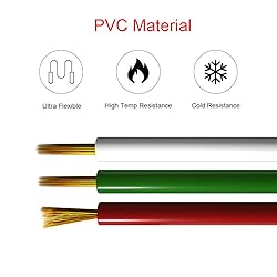 BTF-LIGHTING 3 Pin 10mm 0.39in Width Transparent