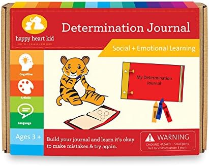 Determination Journal with Prompts - Draw and Write Journal for Ages 3 - 6 years - Preschool and Kindergarten - Fine Motor Skills &amp; Language Learning Activity