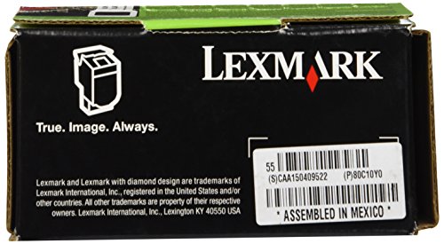 Lexmark 80C10Y0 Yellow Return Program Toner