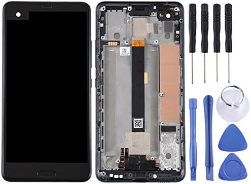 Lcd screen htc LCD Screen and Digitizer Full Assembly with Frame for HTC U Ultra (Black) (Color : Black)