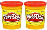 PLAY-DOH Compound Red - Two, 5 oz Cans (10 oz)