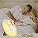Wake Up Light, Alarm Clock, CoCoMoon Sunrise Simulation with Night Light, Atmosphere Lamp, FM Radio, Bedside Lamp，Nature Sounds Wake Up Light Colored Sunrise with Smart Snooze Function