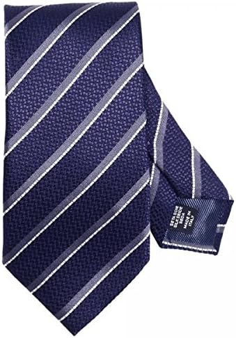 Amazon Ermenegildo Zegna エルメネジルド ゼニア ネクタイ ストライプ ネイビー 並行輸入品 ネクタイ 通販