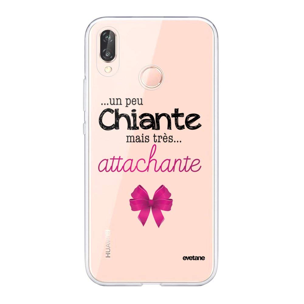 Evetane - Silicone case compatible with Huawei P20 Lite - Flexible protection, ultra resistant - Thin and transparent - Back cover - A little bitty very endearing — image 1