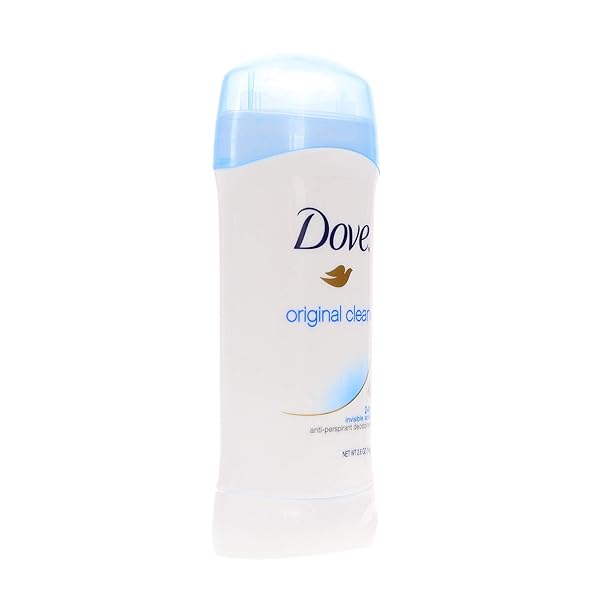 DOVE ORIGINAL CLEAN INVISIBLE SOLID ANTI-PERSPIRANT DEODORANT 2.6 OZ