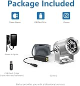Barlus 5MP Underwater Camera POE 100° Wide-angle Fill Light IP68 Waterproof view 9