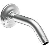 Moen S122 Premium 8-Inch Standard Shower Arm with Matching Flange Included, Chrome