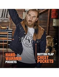 Harley-Davidson - Chaqueta vaquera de lona encerada para hombre, color azul, XL