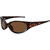 WOWSUN Retro Y2K Wrap Around Sunglasses for Women Trendy Polarized Sporty Shades UV Protection