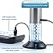 Electric Wine Opener Rechargeable, GOSCIEN Automatic Wine Bottle Opener 4-in-1 Set Gift, Upgraded Electric Wine Corkscrew with Foil Cutter, Vacuum Stopper and Wine Pourer, Battery Indicator Light