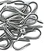 HEVERP 30 PCS M6 Stainless Steel Thimble for 7/32-1/4 Inches Diameter Wire Rope/Cable