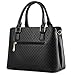 KINGH Women Handbag,Women Bag, Shoulder Bag Zip Closure Tote Vintage Bag PU Leather 119 Yellow