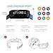 Fitness Activity Tracker, Wireless Smart Band Heart Rate Monitor Calorie Step Distance Counter Sleep wearable Recorder MSG Call Push for Android & IOS - Black