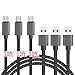 Ailun Micro USB Cable 10ft 3Pack High Speed 2.0 USB A Male to Micro USB Sync Charging Nylon Braided Cable for Android Phone Charger Cable Tablets Wall and Car Charger Connection BlackGrey