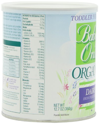 Babys Only Orga nic Toddler Formula, Dairy Dairy 12.6 Ounce - Thumbnail 7