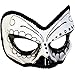 Rubies Adult Day of the Dead Half-Skull Eye-Mask