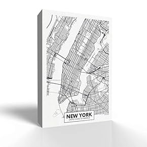 Canvas Wall Art-New York-Canvas Prints Home Artwork Decoration for Living Room,Bedroom - 12x18 inches