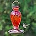 Perky Pet 8133-2 Daisy Vase Vintage Glass Hummingbird Feeder