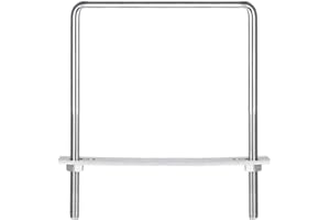 uxcell Square U-Bolts, 3 Sets 162mm(6.38") Inner Width 210mm Length M10 304 Stainless Steel U Clamp Bolt with Nuts and Plates