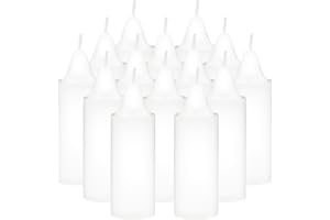 36 Pack White Candles for Candle Lanterns 9 Hour Emergency Candles Bulk Long Burn Survival Candle for Power Outages Outdoor C