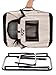 2PET Foldable Dog Crate - Soft, Easy to Fold & Carry Dog Crate for Indoor & Outdoor Use - Comfy Dog Home & Dog Travel Crate - Strong Steel Frame, Washable Fabric Cover, Frontal Zipper Large Beige