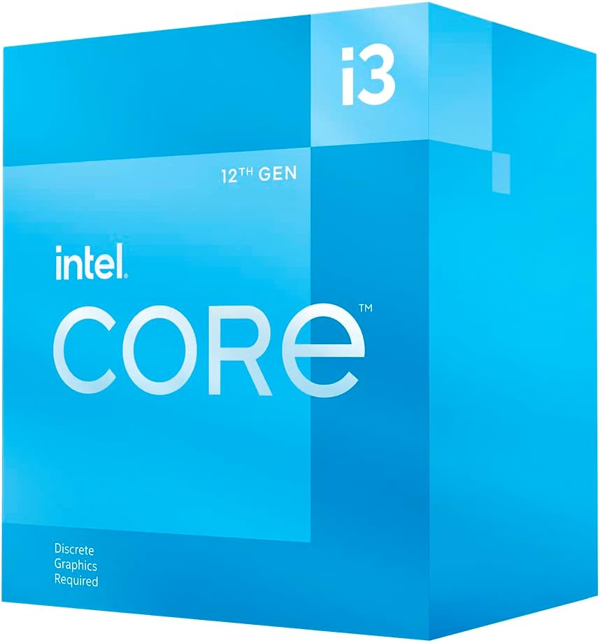 Intel Core i3-12100F Desktop Processor 12M Cache up to 4.30 GHz 12th Gen