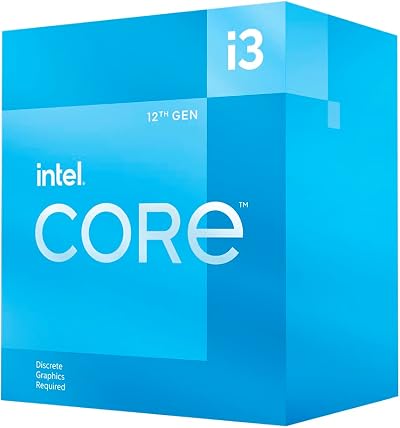 Intel Core i3-12100F Desktop Processor 12M Cache up to 4.30 GHz 12th Gen