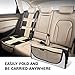 Car Seat Protector by Shmidt'S - Luxury Car Seat Cover Summer/Winter for Baby & Child - Anti-Slip, Heavy Duty Car Seat Mat Protector for Infants W/Upholstery, Beige/Tan