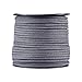 Pandahall 98Yard 90m/roll 3x1.4mm Faux Suede Cord String Leather Lace Beading Thread Suede Lace Double Sided with Roll Spool 295feet DarkSlateGray