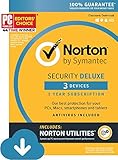 Norton Security Deluxe & Norton Utilities Bundle – 3 Devices – 1 Year Subscription - Instant Download - 2019 ready