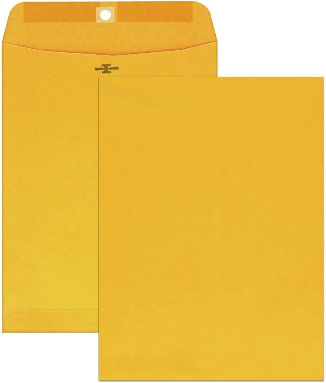 Mead Clasp Envelopes, 9" x 12", Brown Kraft, Office Pak, 20 per Box (76020) : Legal Size Envelopes : Office Products