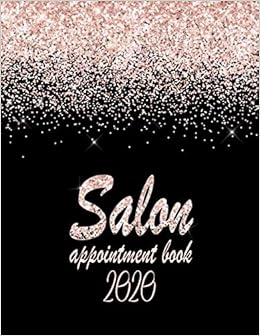 Hair Salon Appointment Book 2020 Dated Days With 15 Minute Time