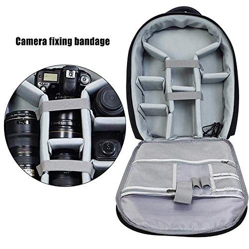 JJSFJH Kamerarucksack Große Kapazität Multifunktionale, stoßfeste Kameratasche mit Regenschutz Zubehör Spiegelloser… – Bild 7