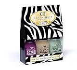 One Minute Manicure Hand, Foot & Body Moisturizing Scrubs - Mini Trio Gift Set (Zebra)