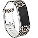 RedTaro Bands Compatible for Fitbit Charge 2, Replacement Accessory Wristbands Animal Print