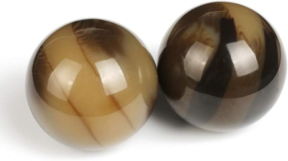 Laogg Baoding Balls Chinese,2PCS Stress Resin Relaxation Hand Massage Handball Relief Exercise Fitness Strength Health