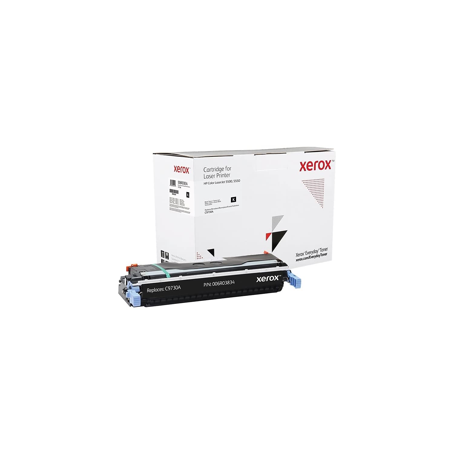 Xerox Everyday Compatible HP 645A C9730A Black Toner, Standard Capacity, Remanufactured
