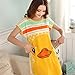 Qunqi ETopLike Women's Sleep Dress Long Length Nightshirt Mixed One Size (Duck)