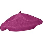 Village Hat Shop Raspberry Wool Fashion Beret