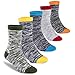 Bobo 5 Pack kids Boys Fashion Cotton and Soft Cute Breathable Socks size5-8years