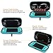 Carrying Case for Nintendo Switch Lite,COCASES Portable Case with Tempered Glass Hard Shell and 10 Game Cartridges Protective Travel Case for Nintendo Switch Lite (2019) Console & Accessories, Blackthumb 1