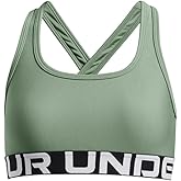 Under Armour Girls Crossback Mid-Impact Sports Bra
