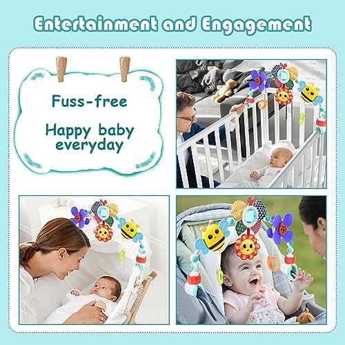 Hibility Baby Stroller Arch Toy Car Seat Toys Activity Mobile Musical